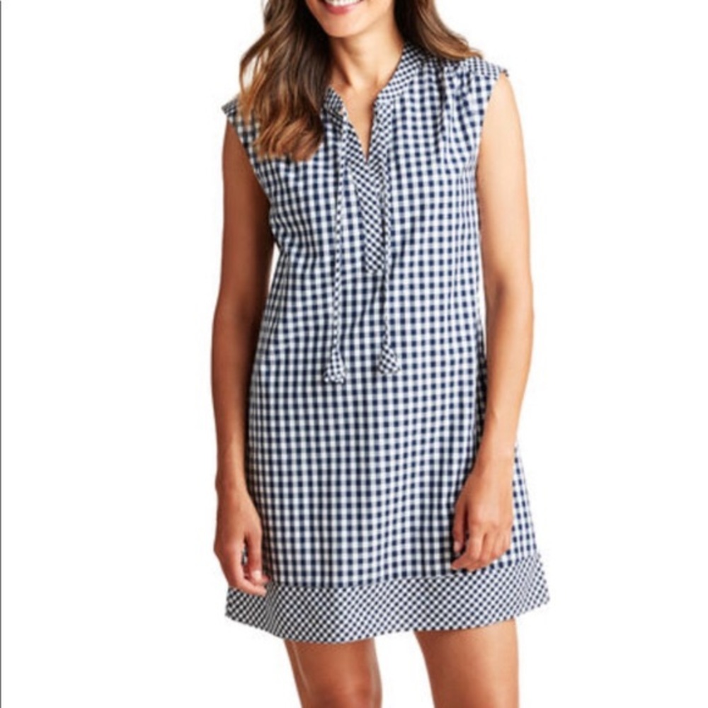 Vineyard Vines Gingham Mix Tunic Dress